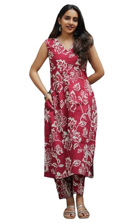 GoSriKi Women’s Cotton Salwar Suit Set